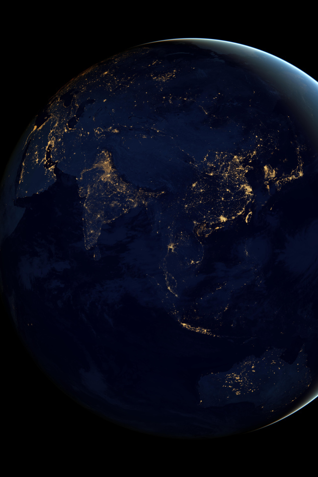 Земля на ночной стороне
