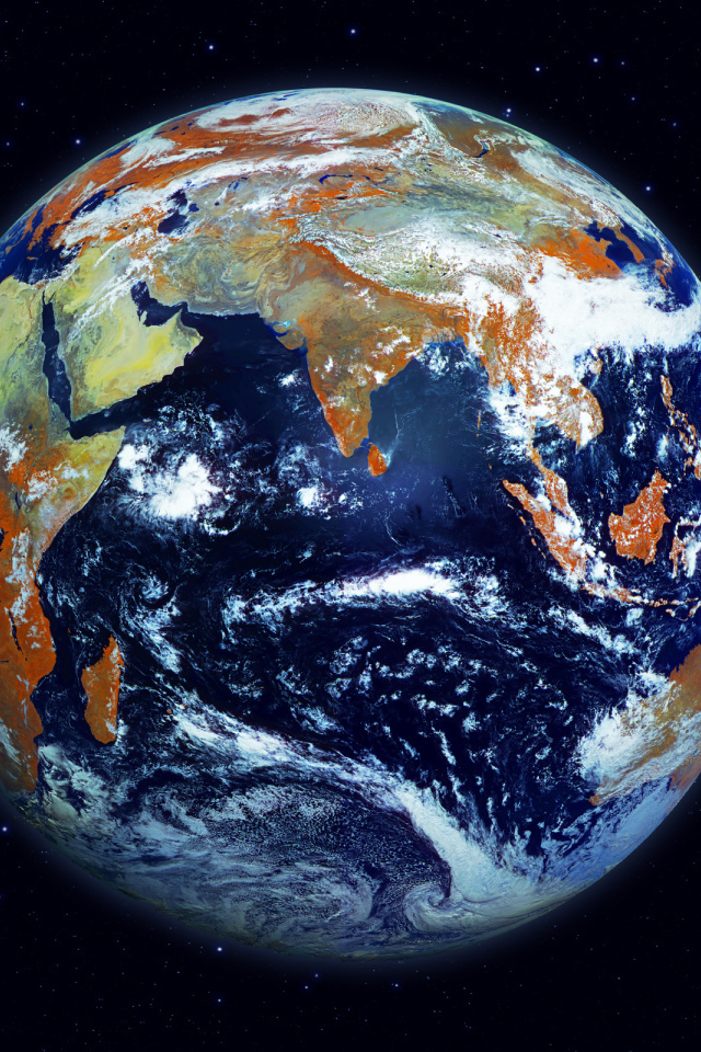Вид на Землю из космоса