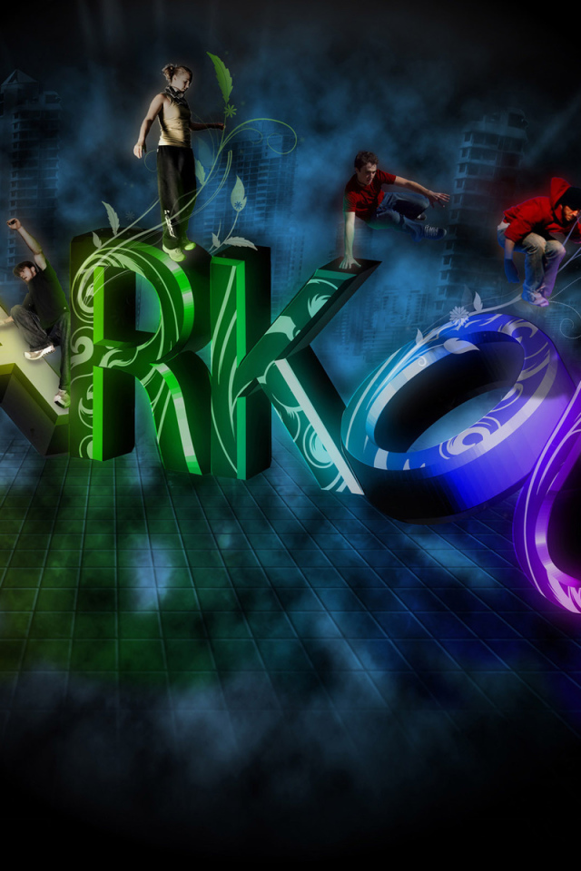 Модное движение паркур