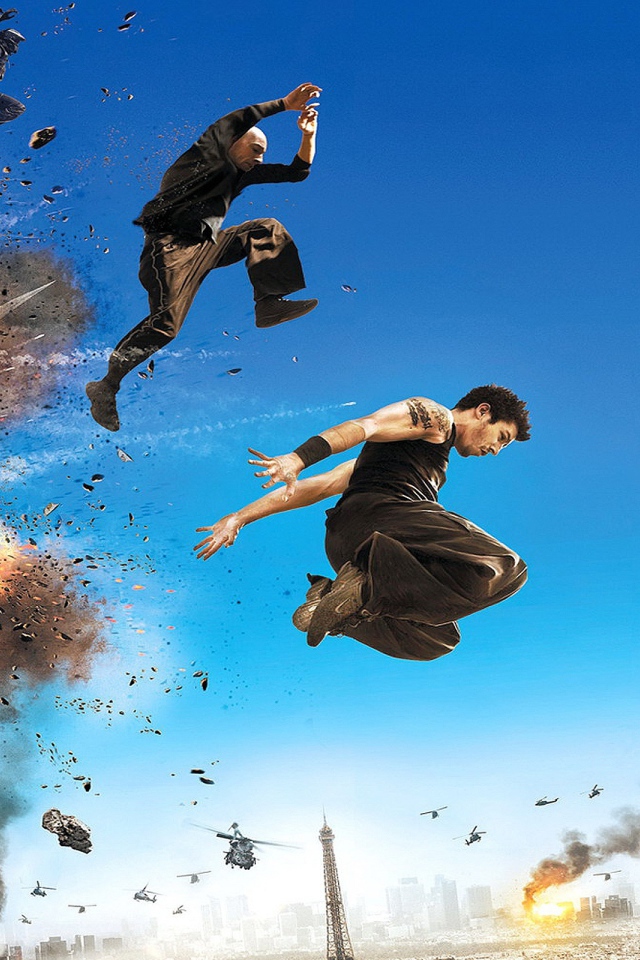 Спасение от взрыва паркур