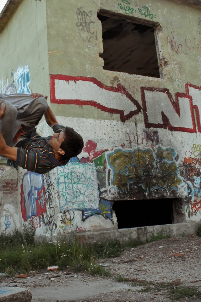 Тренировка в паркуре