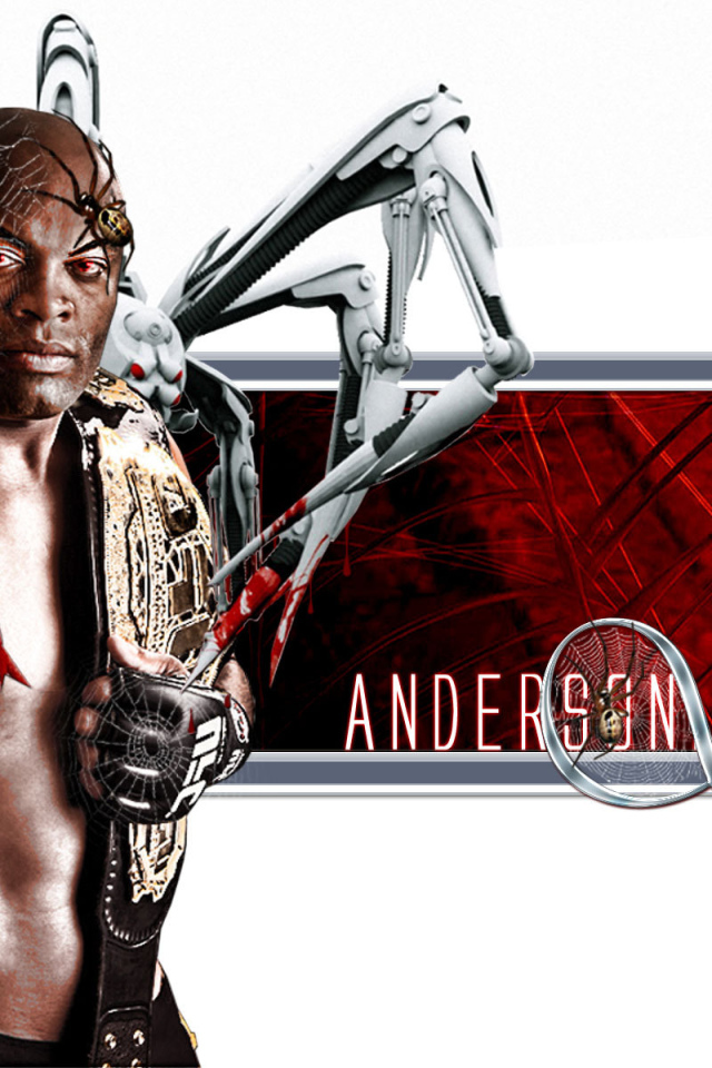 Известный UFC боец Андерсон Силва. Паук
