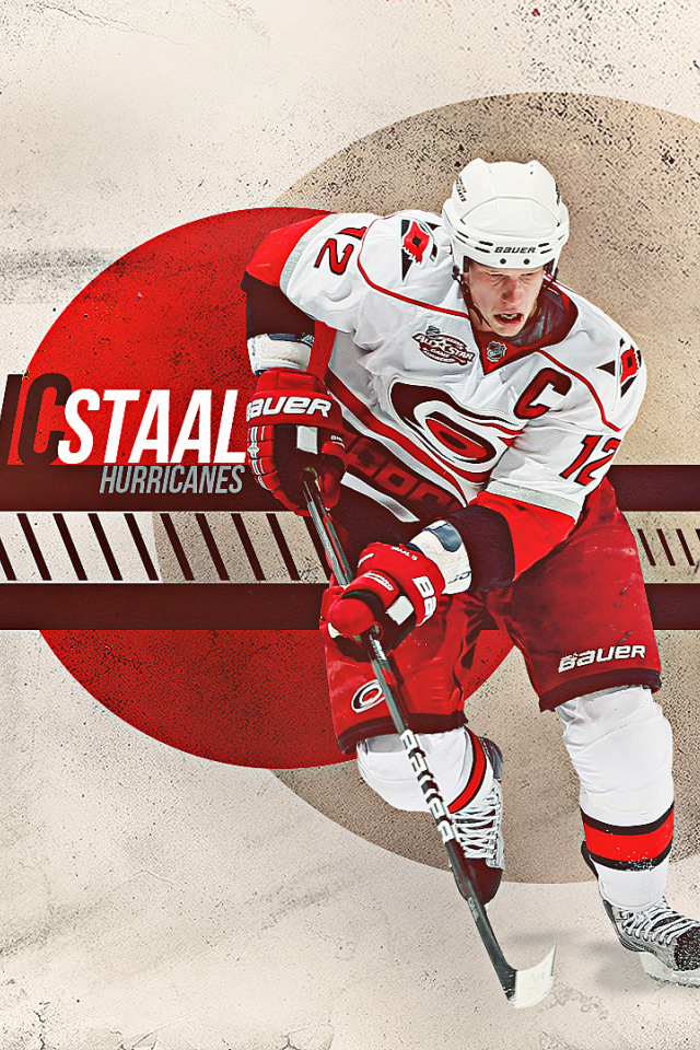 Eric Staal on ice