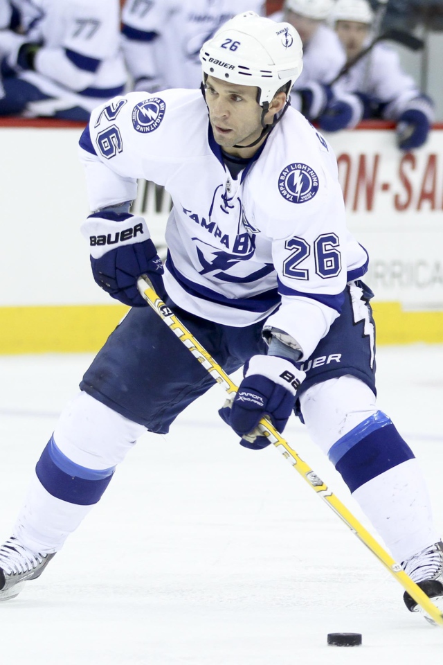 Известный игрок НХЛ Мартин Сент-Луис