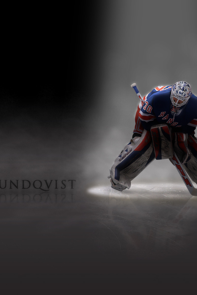 Хенрик Лундквист на льду