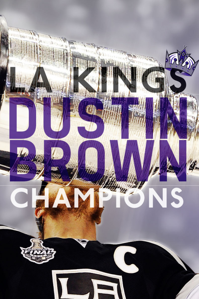 NHL player Dustin Brown