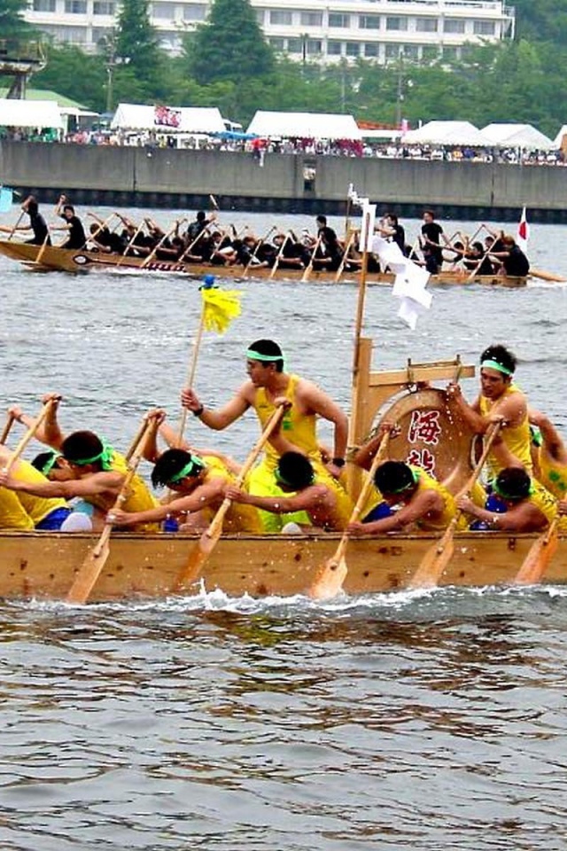 Гонки на лодках в Японии