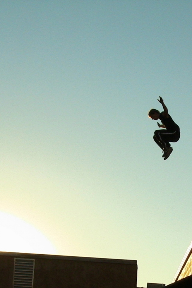 Прыжок в паркуре