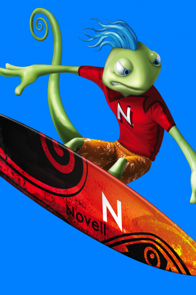 Ящерица серфер