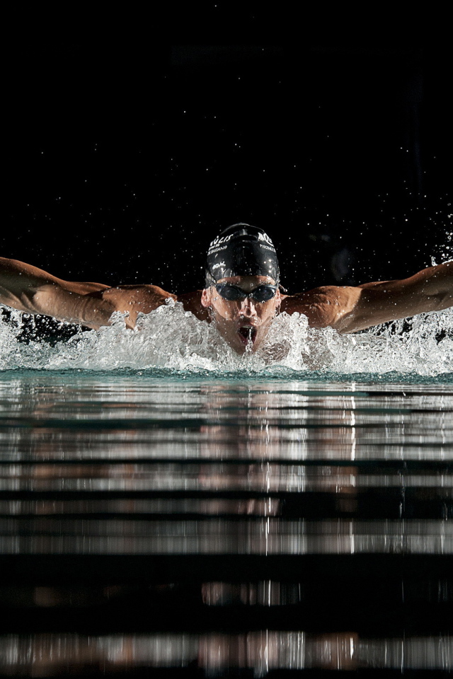 Плавание стилем баттерфляй
