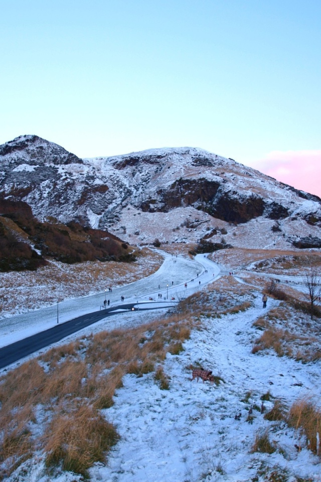Зимний пейзаж Шотландии