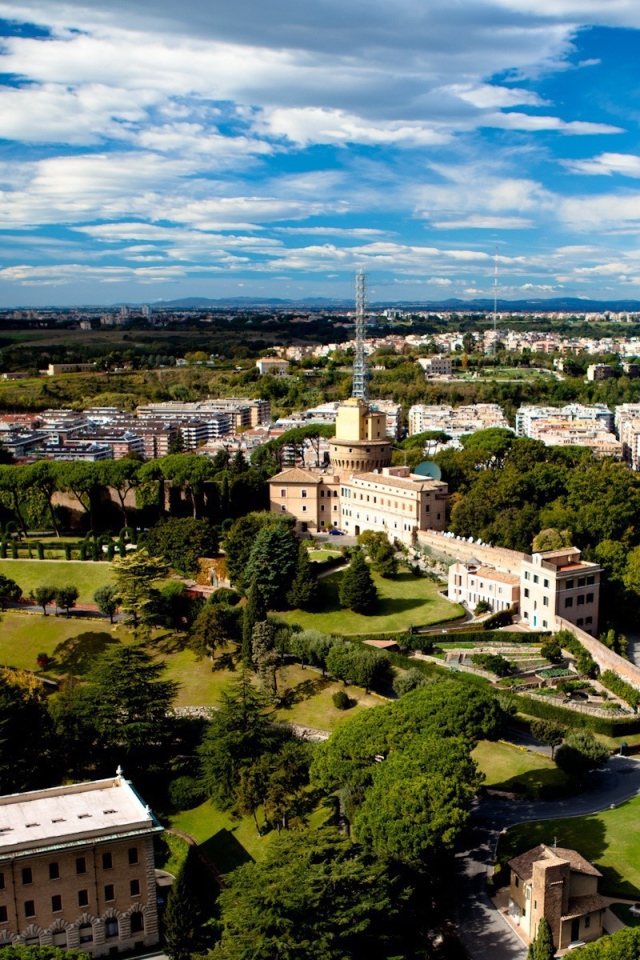 Пейзаж города в Германии