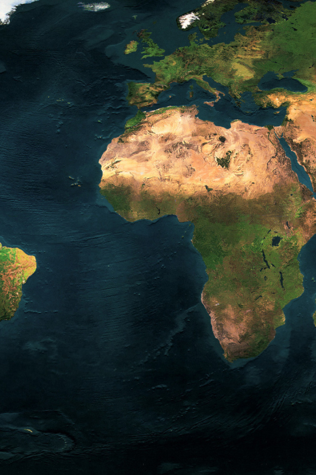 Физическая карта мира