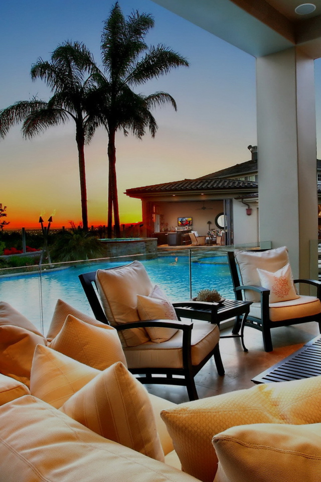 Вечер на курорте Бали