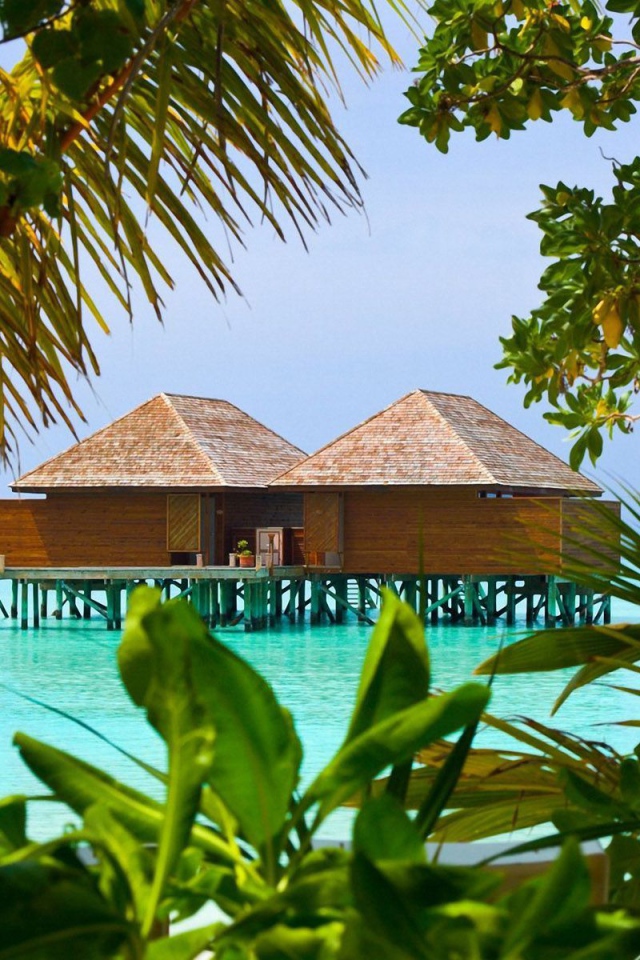 Дома на сваях на Бали