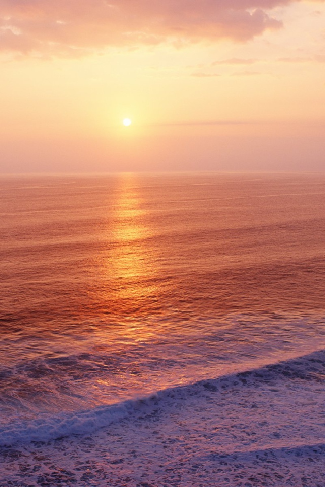 Восход над морем на Бали