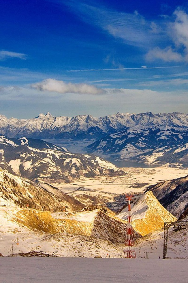 Альпы на курорте Цель-ам-Зее, Австрия