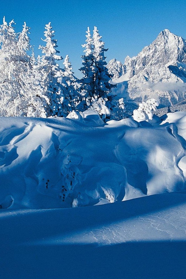 Альпы на горнолыжном курорте Шладминг, Австрия