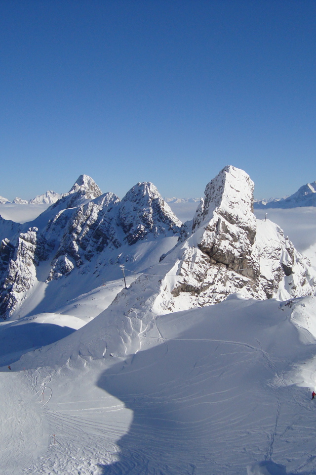 Альпы на горнолыжном курорте Сант Антон, Австрия