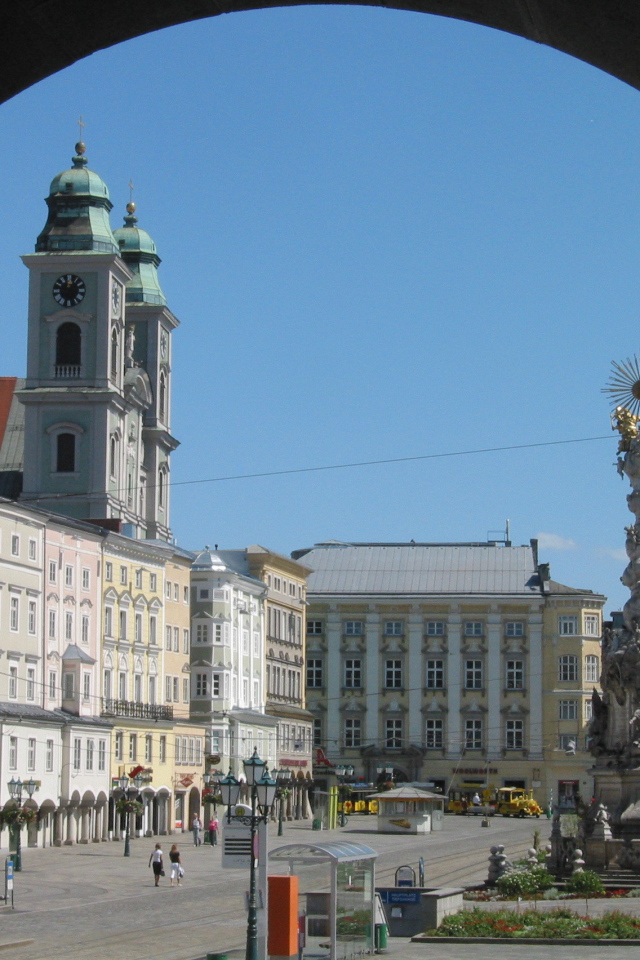 Арка в городе Линц, Австрия