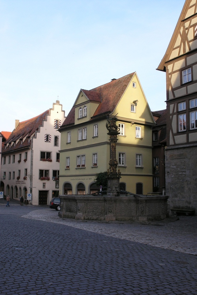 Площадь в городе  Зальцбург, Австрия