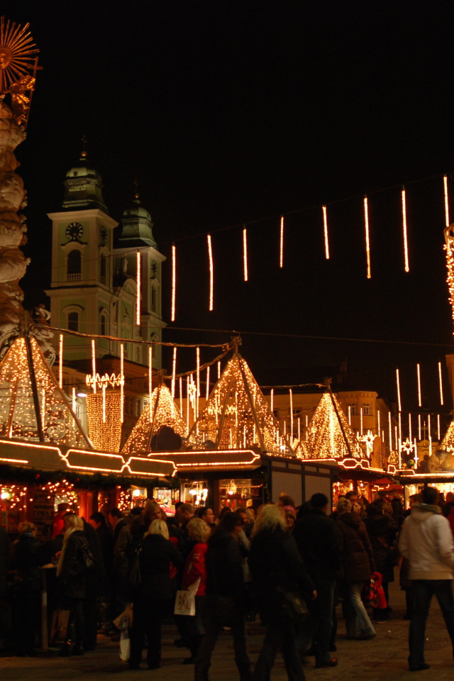 Рождество в городе Линц, Австрия