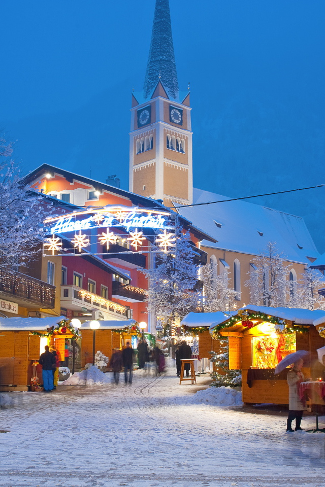 Рождество на курорте Бад Хофгастайн, Австрия