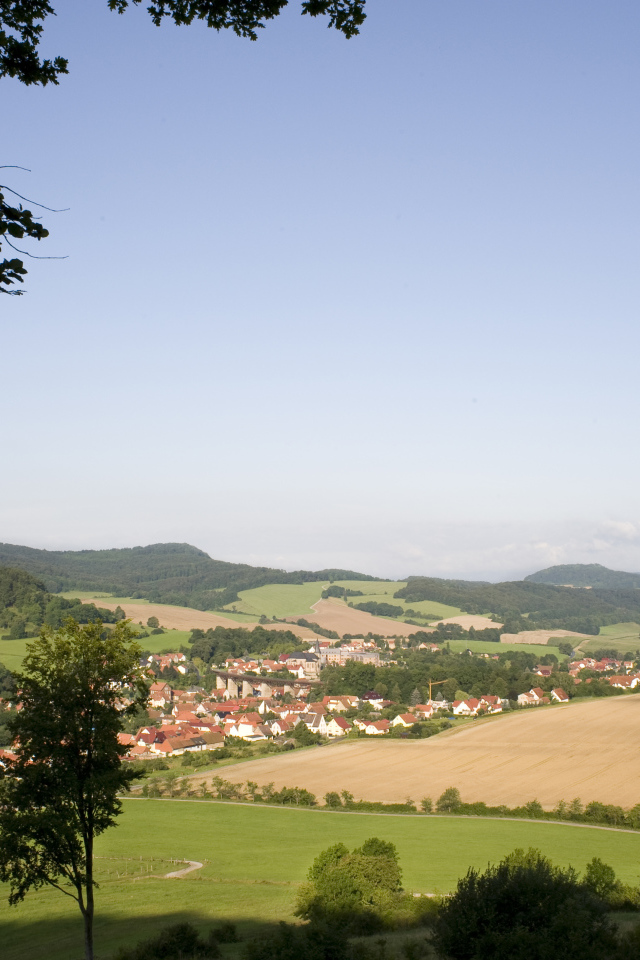Поля в окрестностях города Лэнгенфельд, Австрия