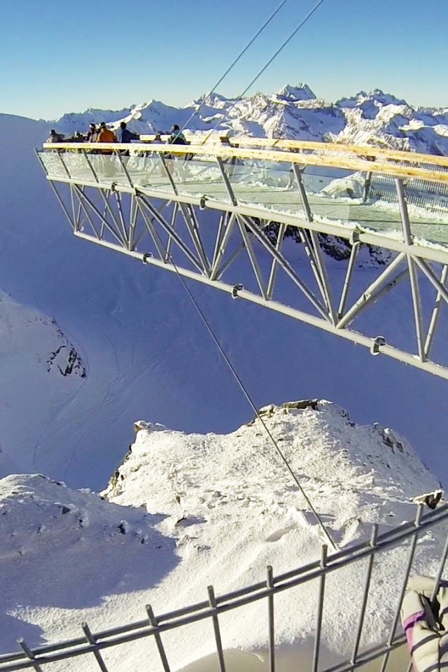 Ущелье на горнолыжном курорте Зёльден, Австрия