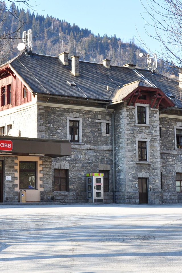 Старинное здание на курорте Бад Хофгастайн, Австрия