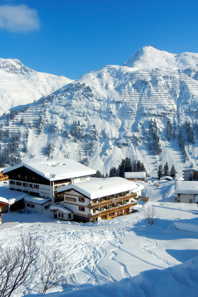 Гостиница на горнолыжном курорте Лех, Австрия