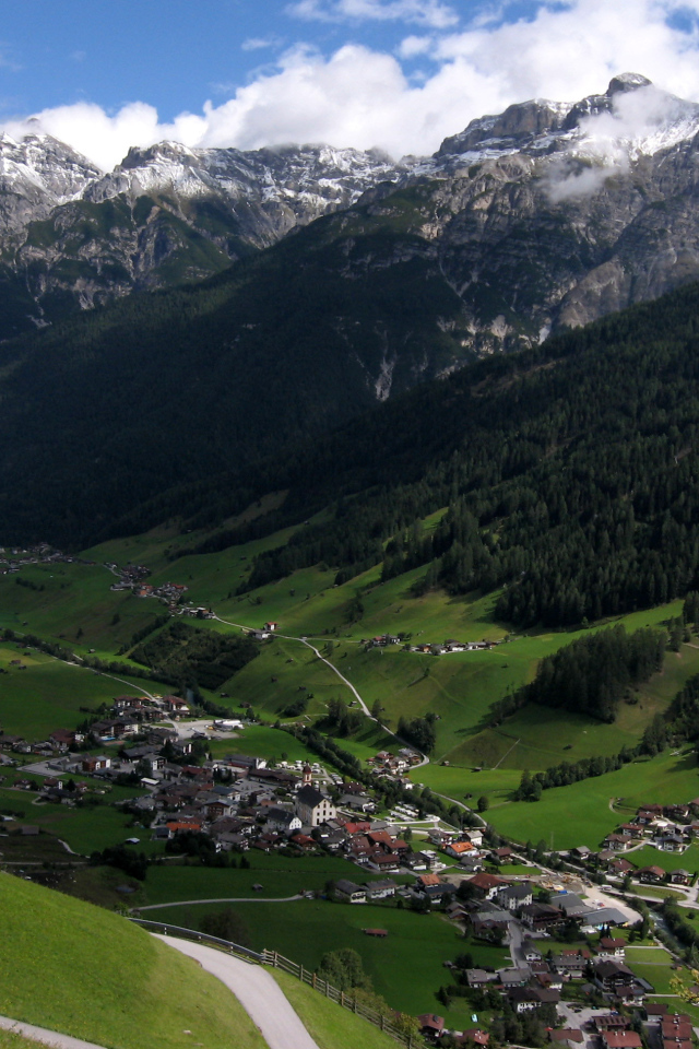 Пейзаж города Нойштифт, Австрия