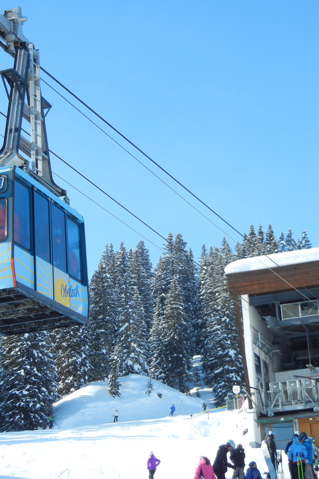 Подъемник на горнолыжном курорте Лех, Австрия