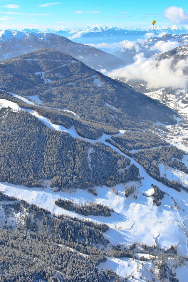 Горы на горнолыжном курорте Бад Кляйнкирххайм, Австрия