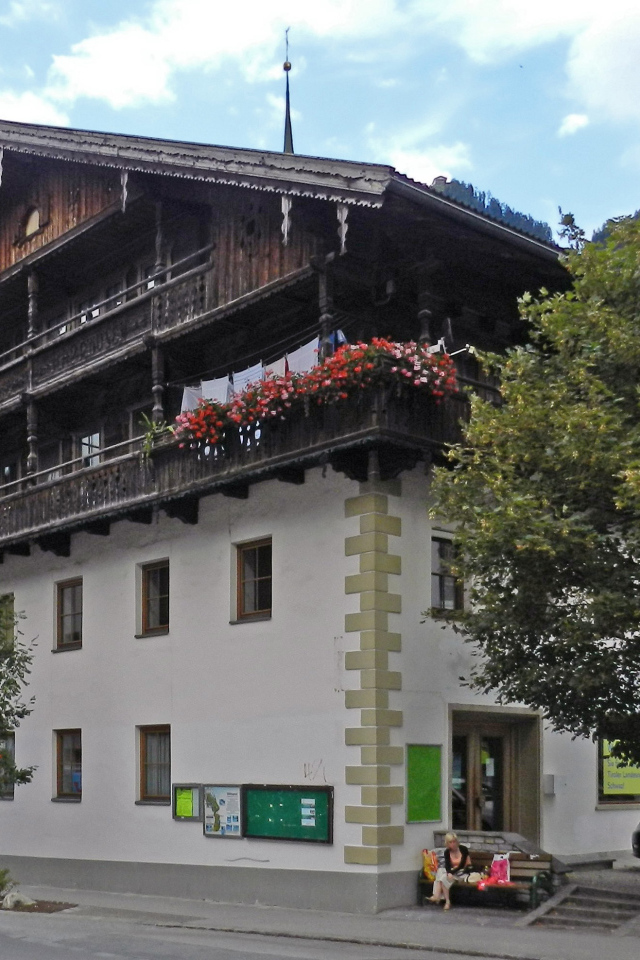 Старинный дом на горнолыжном курорте Майрхофен, Австрия