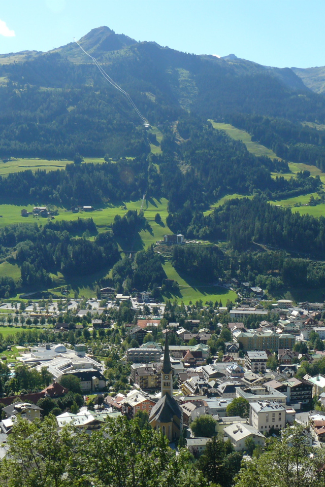 Панорама на курорте Бад Хофгастайн, Австрия