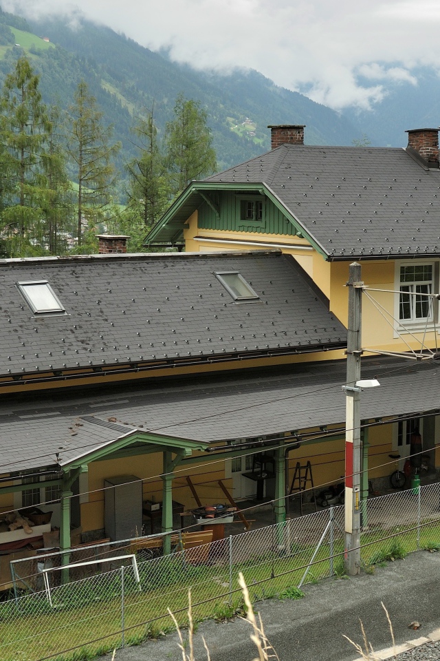 Железнодорожная станция на курорте Бад Хофгастайн, Австрия