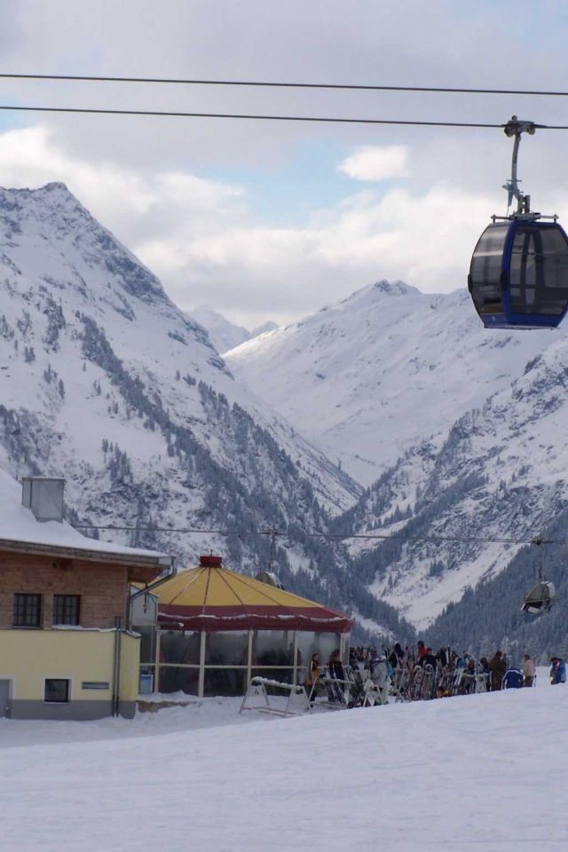 Лыжная база на горнолыжном курорте Сант Антон, Австрия