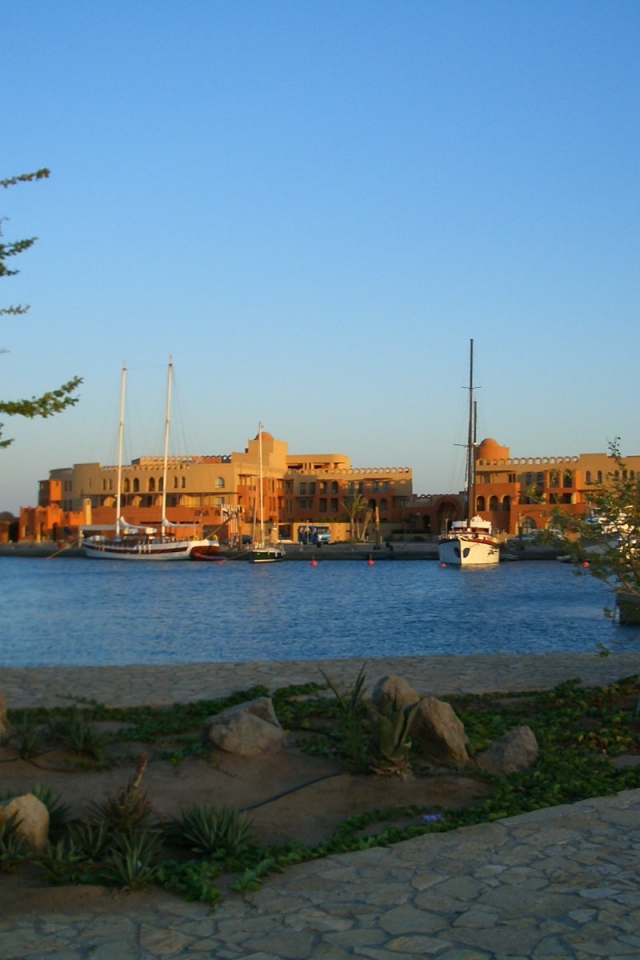 Бухта для яхт на курорте Эль Гуна, Египет