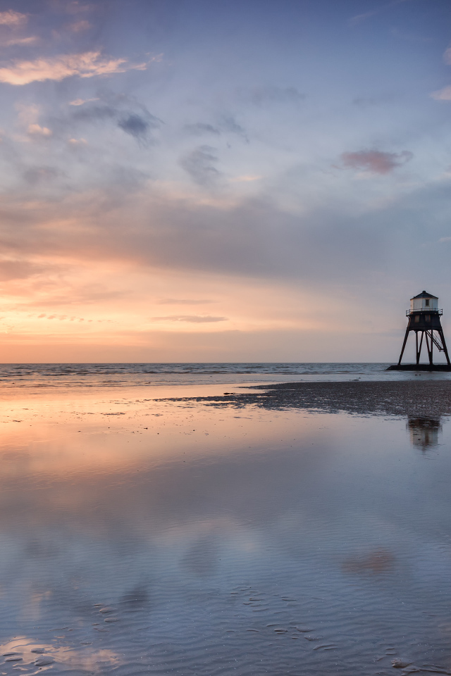 Фотография рассвета на побережье Великобритании