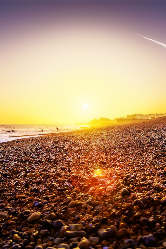 Закат в Брайтоне, Англия