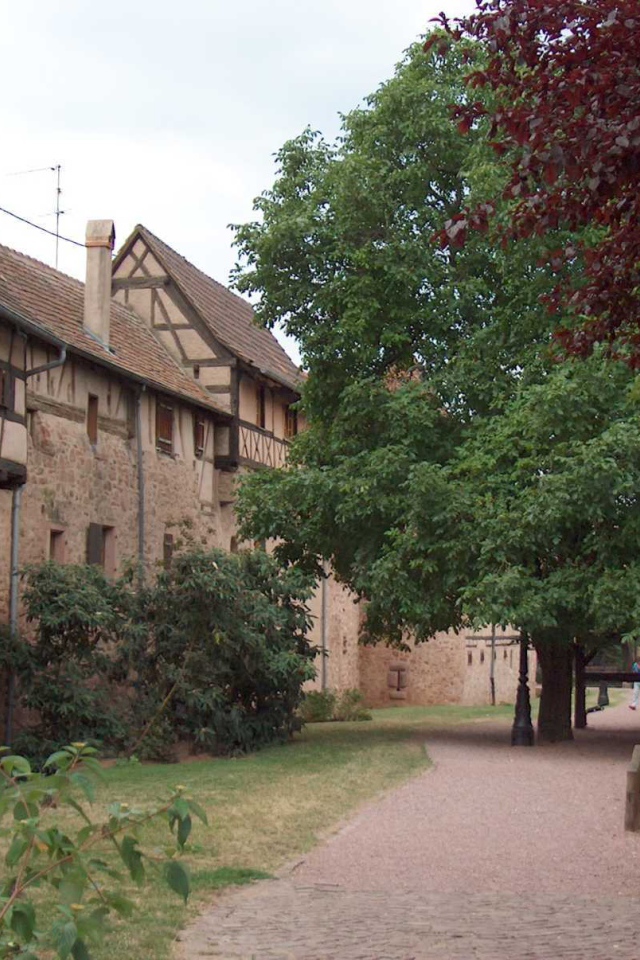 Старинная улица в Эльзасе, Франция