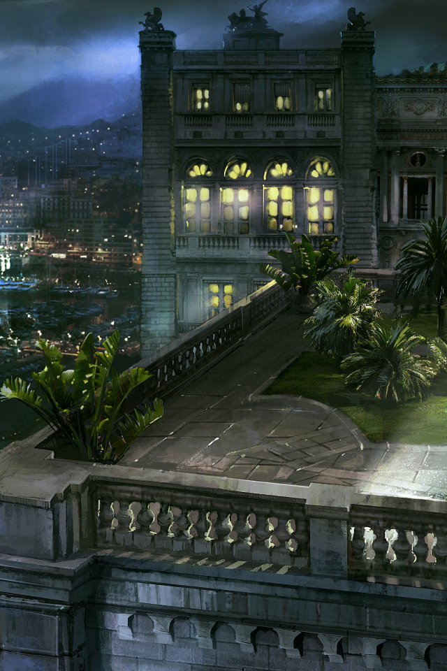 Ангел на балконе в Монако