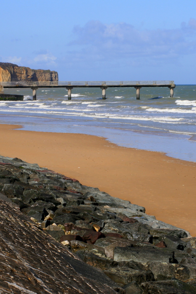 Пляж в Нормандии, Франция