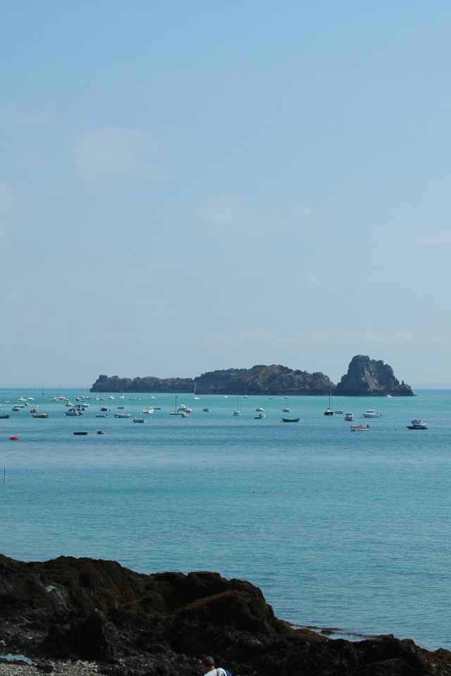 Голубая лагуна в Нормандии, Франция