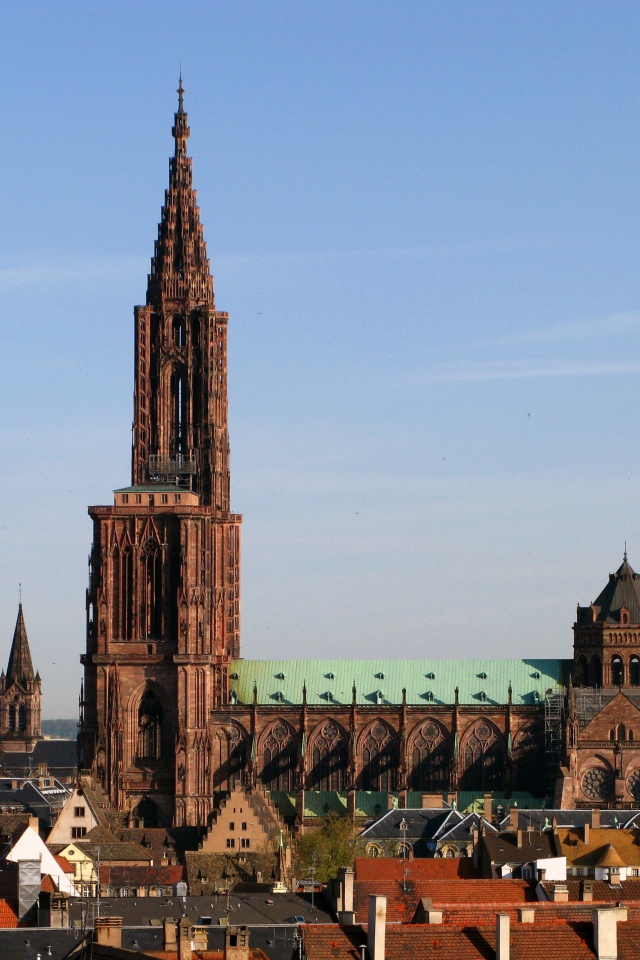 Собор в городе Страсбург, Франция