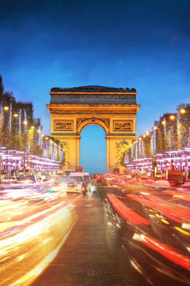 Елисейские поля в Париже, Франция