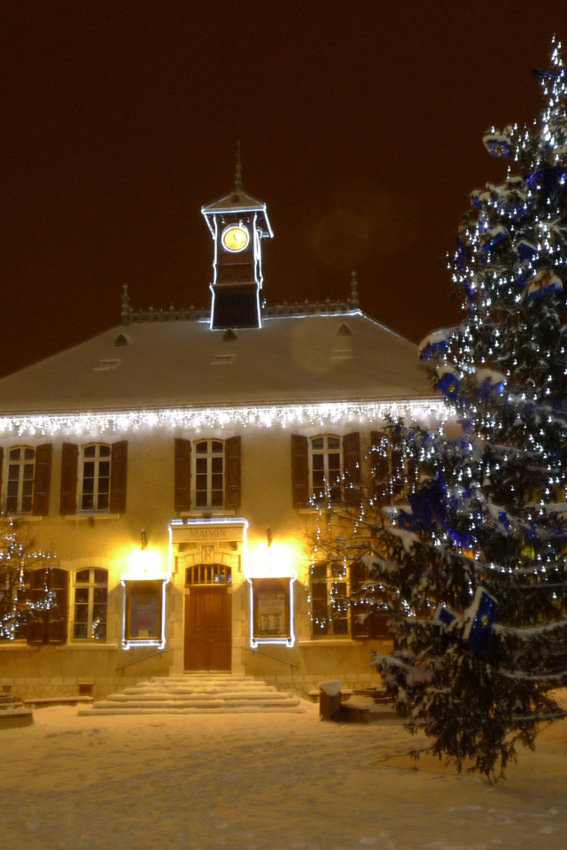 Рождество на курорте Виллар-де-Ланс, Франция