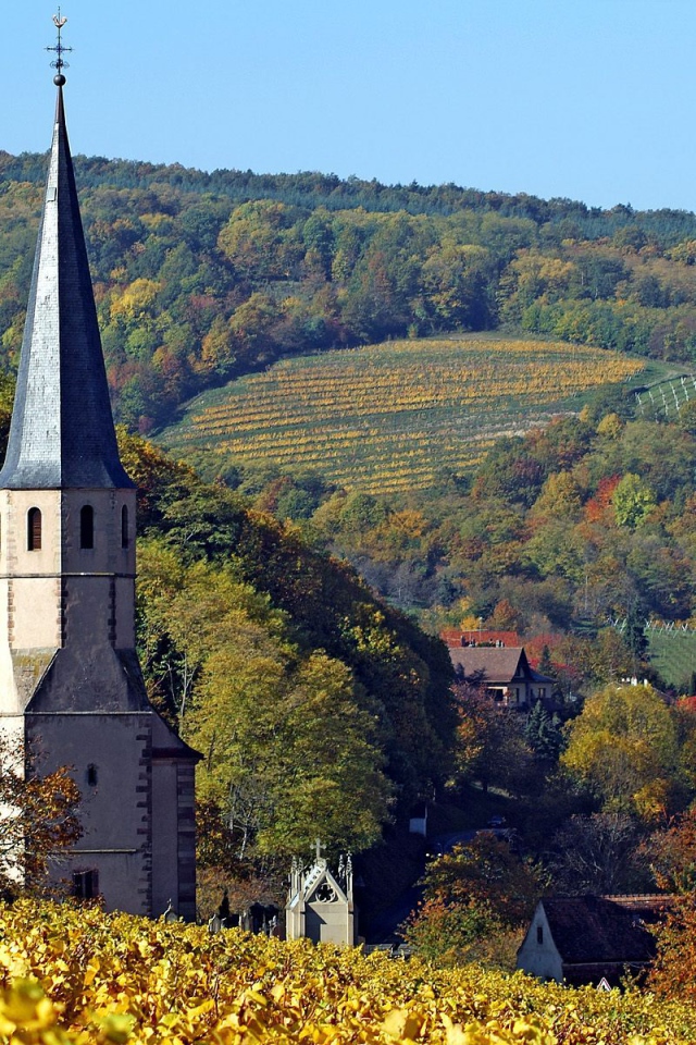 Церковь в Эльзасе, Франция