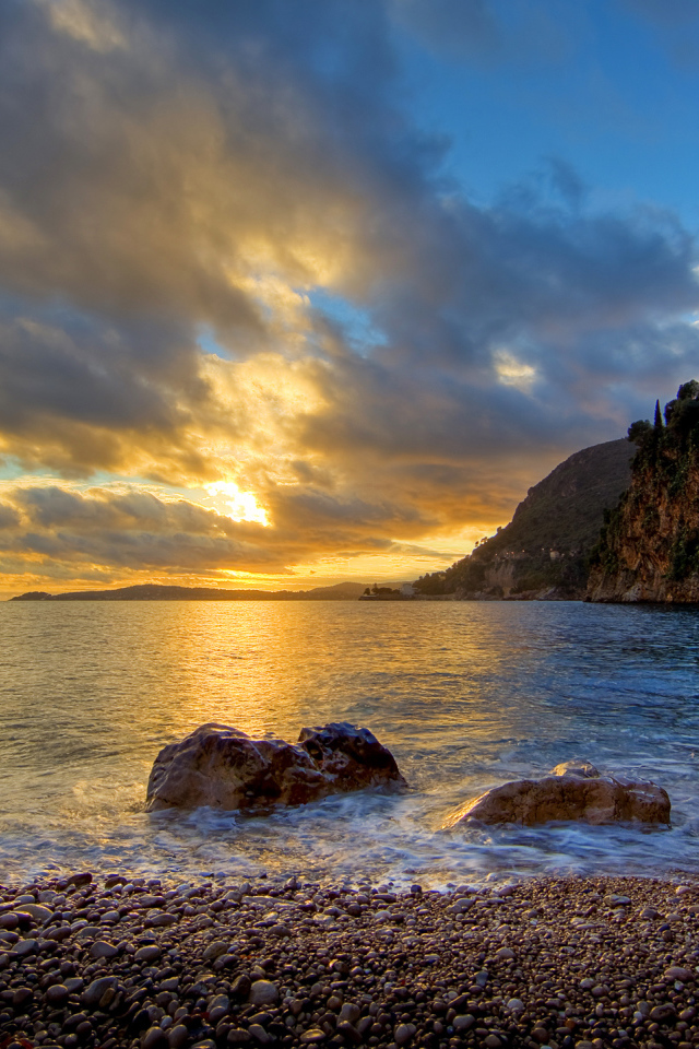 Побережье на Лазурном берегу, Франция